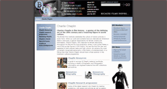 Desktop Screenshot of chaplin.bfi.org.uk
